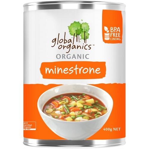 Global Organics Organic Minestrone Soup 400g