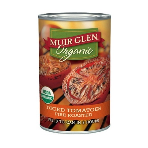 Muir Glen Tomatoes Fire Roasted Diced 411gm