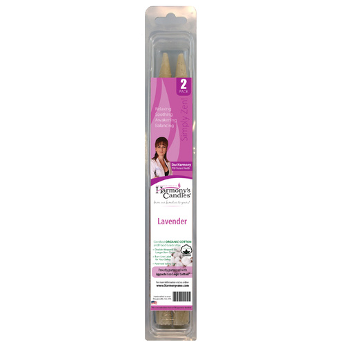 HARMONY EAR CANDLES LAVENDER 2 PACK