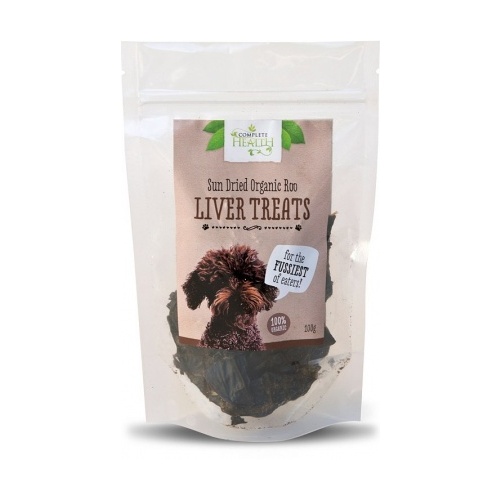 Complete Health Organic Sun Dried Roo Liver Treats 100g