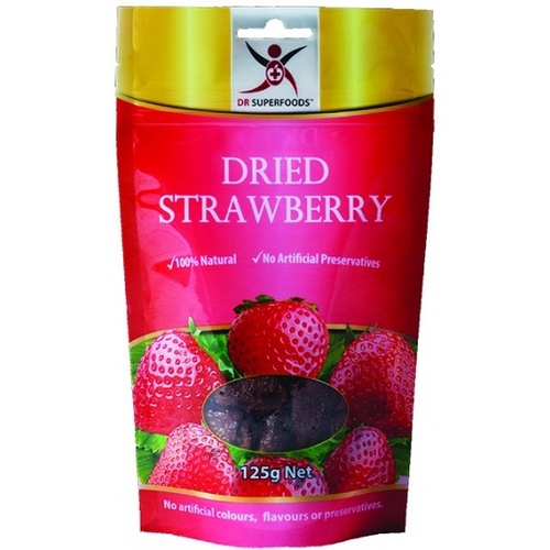 Dr Superfoods Dried Strawberry 125gm