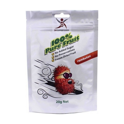 Dr Superfoods Freeze Dried Rambutan Bag G/F 20g