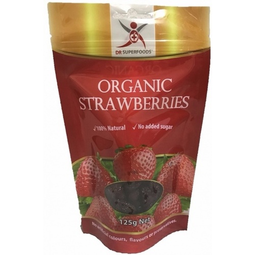 Dr Superfoods Organic Strawberries G/F 125g