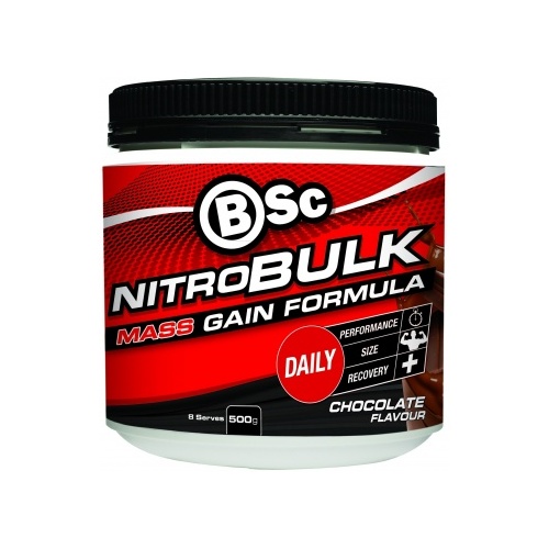 BSc Nitrobulk Muscle Premium Gainer Chocolate Fudge Powder 500g