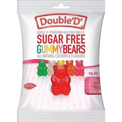 Double D Sugar Free Gummy Bears 90g