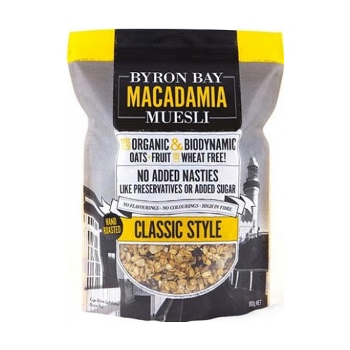 Byron Bay Macadamia Muesli Classic Style 2Kg