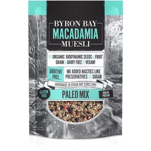 Byron Bay Macadamia Muesli Gluten Free Paleo Mix 2kg