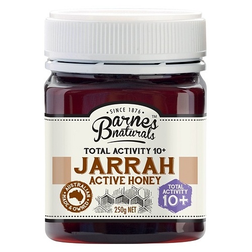 Barnes Naturals Active Jarrah Honey TA10+ 250g Jar