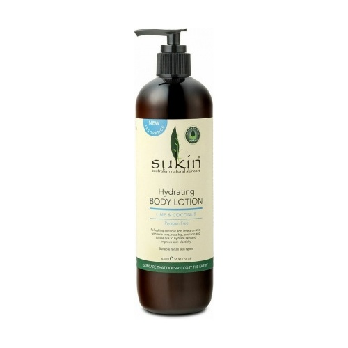 Sukin Hydrating Body Lotion Lime & Coconut 500ml Pump