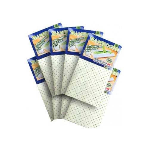 Bambooee Reusable Bamboo Sweeps White 8 Pack