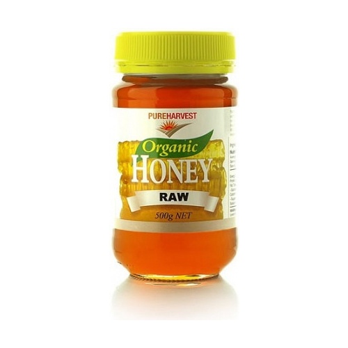 Pure Harvest Organic Raw Honey 500gms