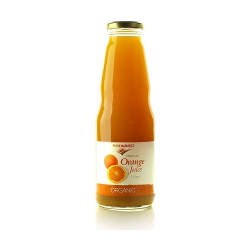 Pure Harvest Organic Orange Juice 1ltr x 6