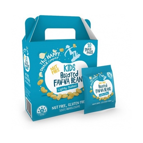 The Happy Snack Company KIDS Fav-va Beans Lightly Salted 10x15g Pack