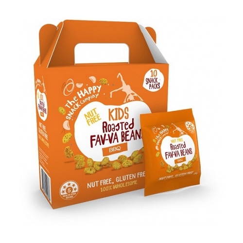 The Happy Snack Company KIDS Fav-va Beans BBQ 10x15g Pack