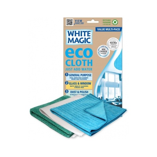 White Magic Eco Cloth Household Value Multipack - 40cmx40cm