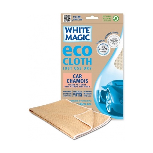 White Magic Eco Cloth Car Chamois - 60x40cm