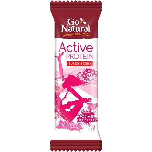 Go Natural Active Protein Super Berry 16x40g