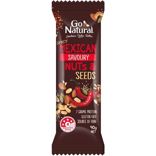 Go Natural Savoury Spicy Mexican 16x40g
