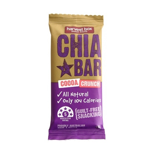 Harvest Box Chia Bar Cocoa Crunch 16x25g