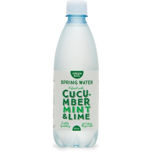 Green &amp; Co Spring Water Infused with Cucumber, Mint &amp; Lime 500ml