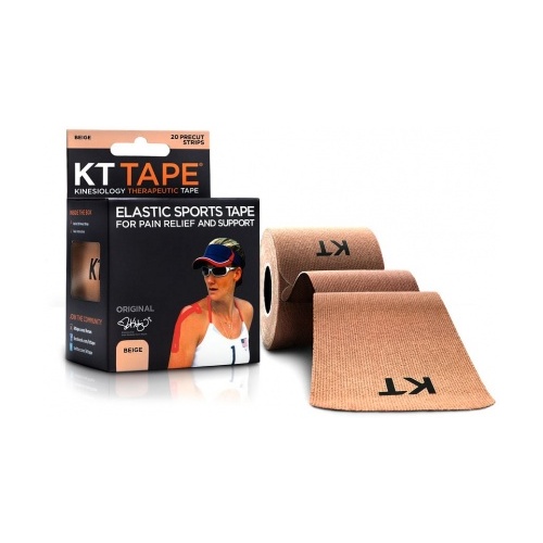 KT Tape Cotton 20 Precut 10" Strips Beige