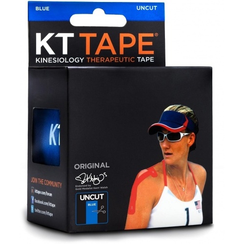 KT Tape Cotton 16 ft Uncut Blue
