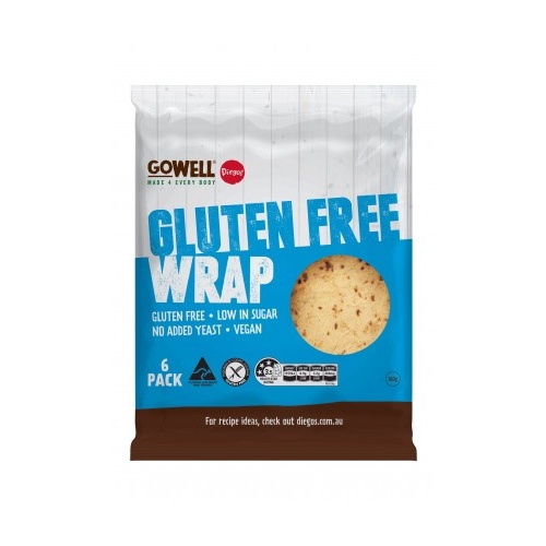 Diego's GoWell Gluten Free Wraps (6 Pack) 360g