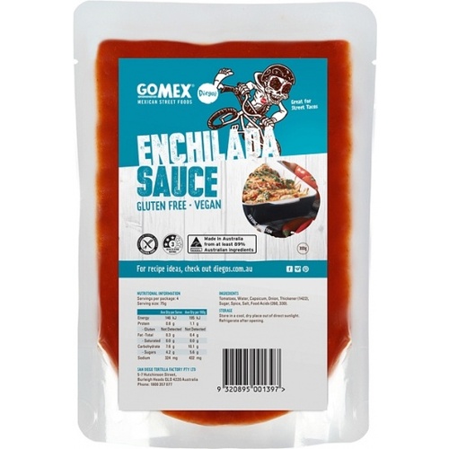 Diego's GoMex Enchilada Sauce G/F 300g