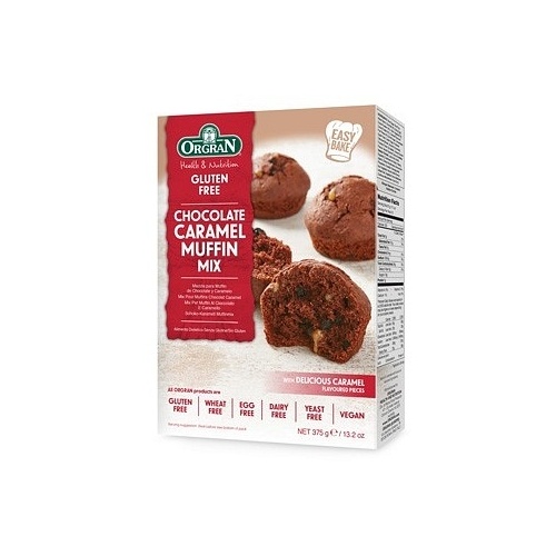 Orgran Chocolate Caramel Muffin Mix G/F 375g