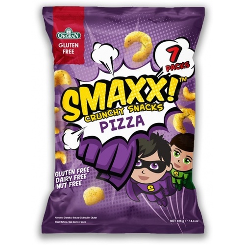 Orgran SMAXX! Crunchy Snacks- Pizza Flavour G/F 126g