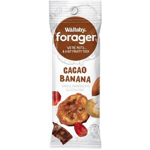 Wallaby Forager Cacao Banana Snacks 8x35g
