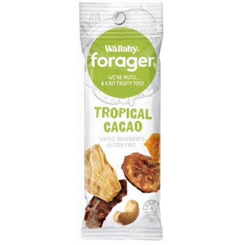Wallaby Forager Tropical Cacao Snacks 8x35g