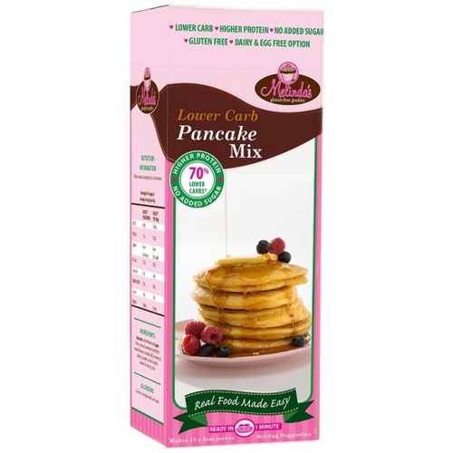 Melindas Lower Carb Pancake/Waffle Mix G/F 170g