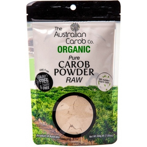 The Australian Carob Organic Carob Powder Raw 200g