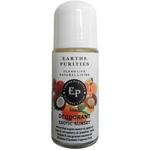 Earths Purities Ladies Natural Exotic Sunset Liquid Roll On Deodorant 50ml