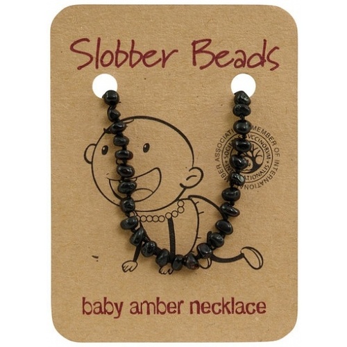 Slobber Beads Baby Cherry Round Necklace