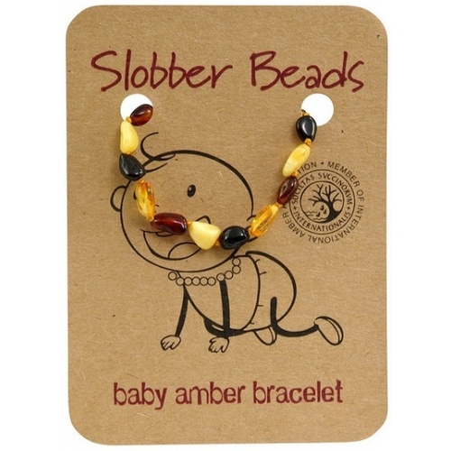 Slobber Beads Baby Multi Oval Bracelet