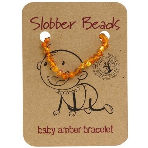 Slobber Beads Baby Honey Round Bracelet