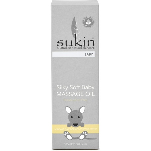 Sukin Silky Soft Baby Massage Oil 100ml