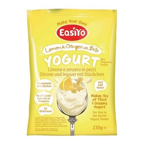 Easiyo Lemon &amp; Ginger with Bits Yogurt 240g