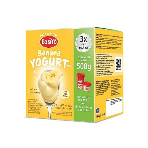 Easiyo Banana Yogurt Mix (3x115g) 345g