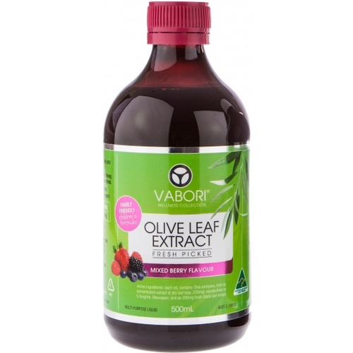 Vabori Olive Leaf Extract Mixed Berry 500ml