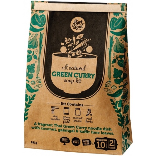 Hart & Soul All Natural Green Curry Soup Kit 281g