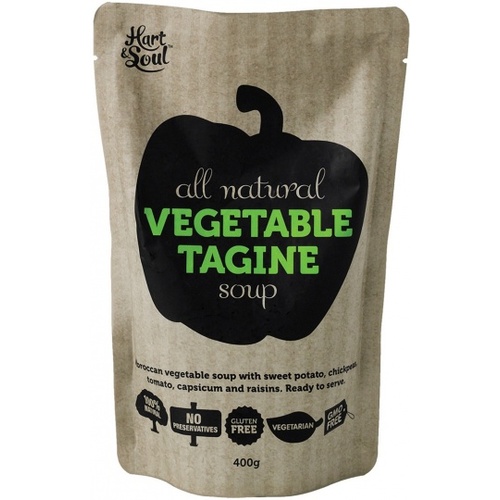 Hart & Soul All Natural Vegetable Tagine Soup in Pouch 400g