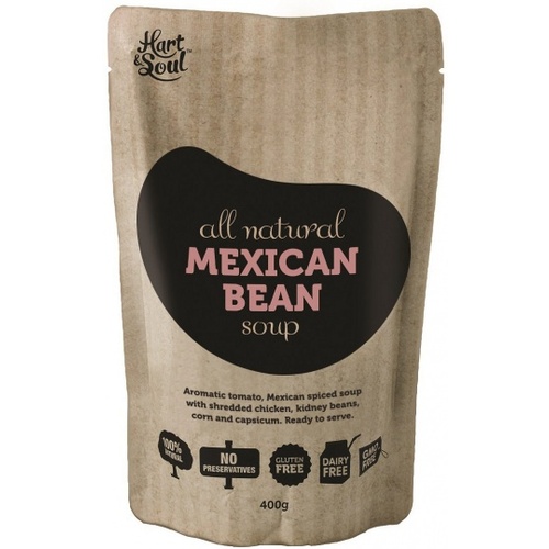 Hart & Soul All Natural Mexican Bean Soup in Pouch 400g