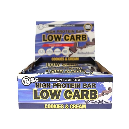 Bsc High Protein Bar Cookies &amp; Cream 8x60g