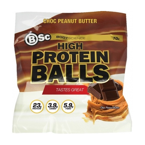 Bsc High Protein Balls Choc Peanut Butter 8x70g