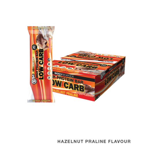 Bsc High Protein Low Carb Bar Hazelnut Praline 8x60g