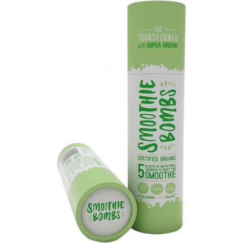 Smoothie Bombs The Transformer with Super Greens (5x20g bombs) 100g Tube