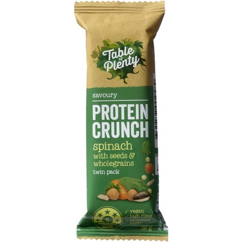 Table of Plenty Protein Crunch Spinach with Seeds &amp; Wholegrains 12x36g